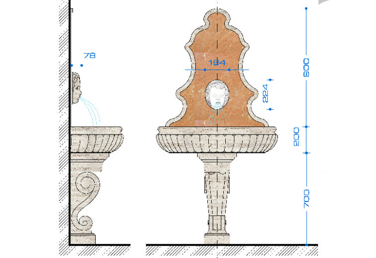 Progetto di una Fontana