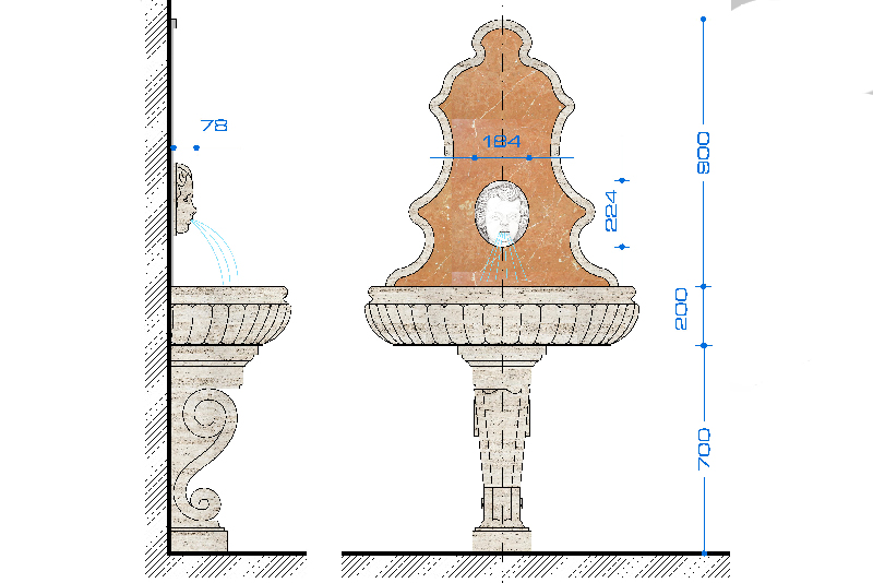 Progetto di una Fontana